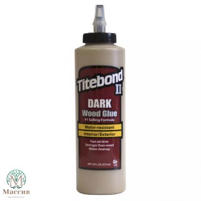 КЛЕЙ ДЛЯ ТЕМНЫХ ПОРОД ДЕРЕВА TITEBOND DARK WOOD GLUE, 473 мл