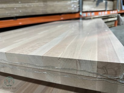 Мебельный щит Бук 40*600*3000 цельноламельный