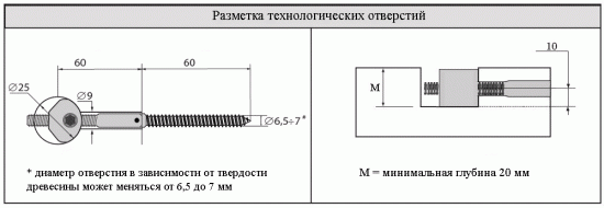 Стяжки для деревянных лестниц ZipBolt 11.550