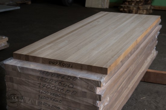 Мебельный щит Дуб цельн. 40*600*1700 АВ