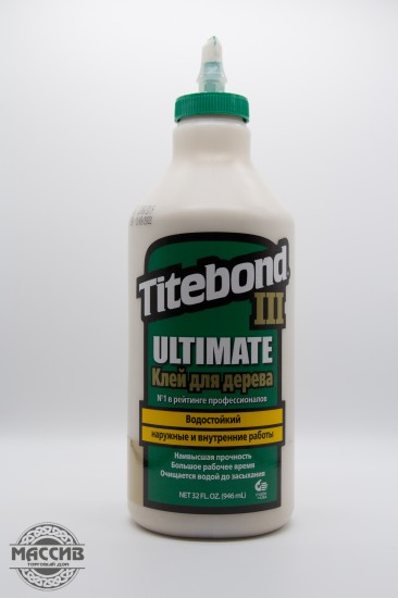 Клей для дерева повышенной влагостойкости TITEBOND III Ultimate Wood Glue, 237 мл