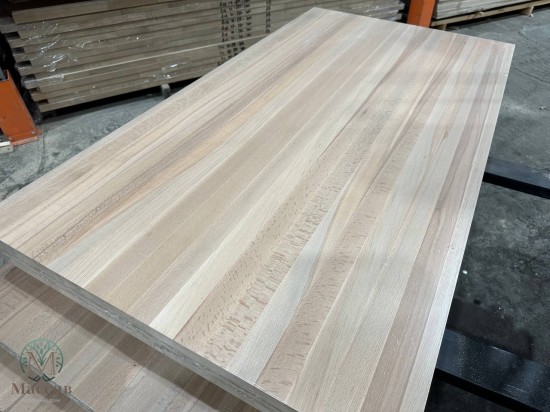 Мебельный щит Бук 40*800*1500 цельноламельный