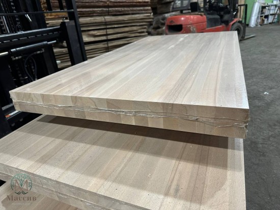 Мебельный щит Бук 40*800*1800 цельноламельный